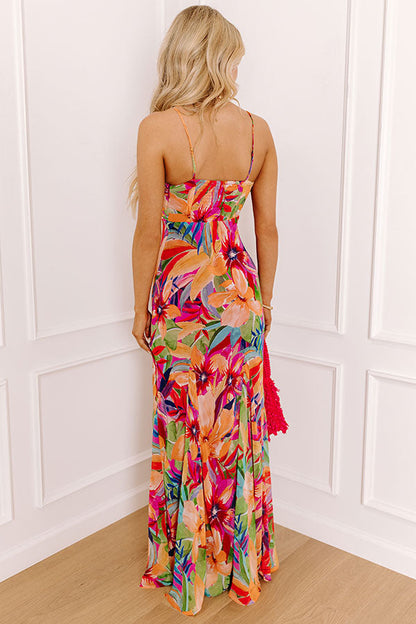 Cosmos And Chit Chat Floral Maxi Dress