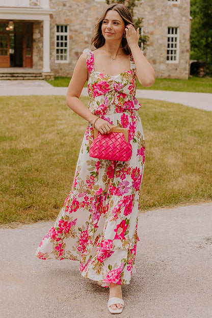Garden Views Floral Maxi Dress