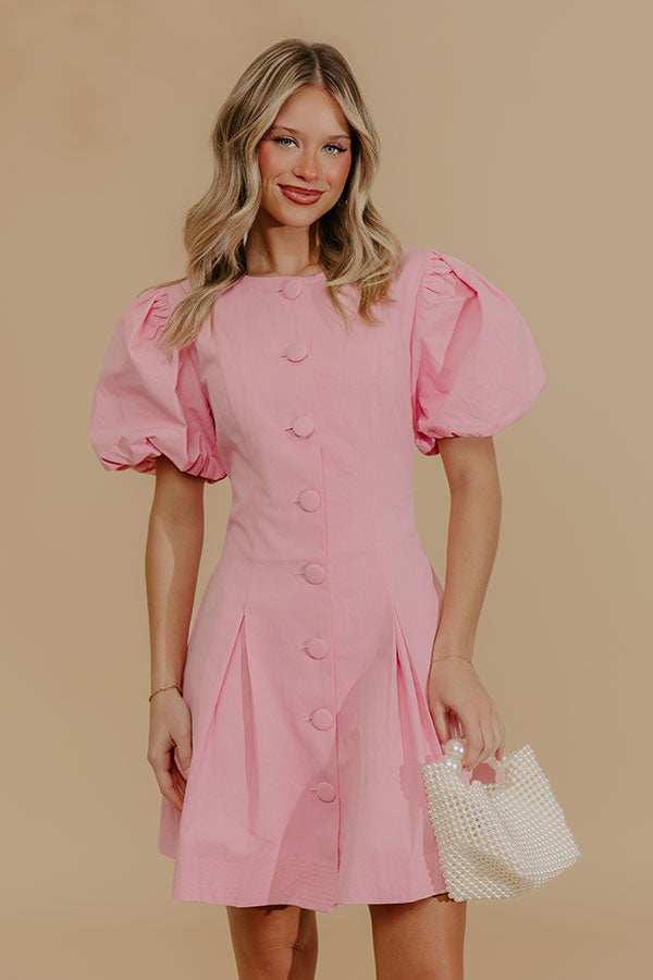 Modern Muse Button Down Mini Dress