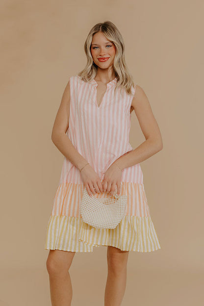 Sweet Surprise Stripe Mini Dress