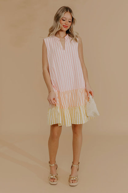 Sweet Surprise Stripe Mini Dress