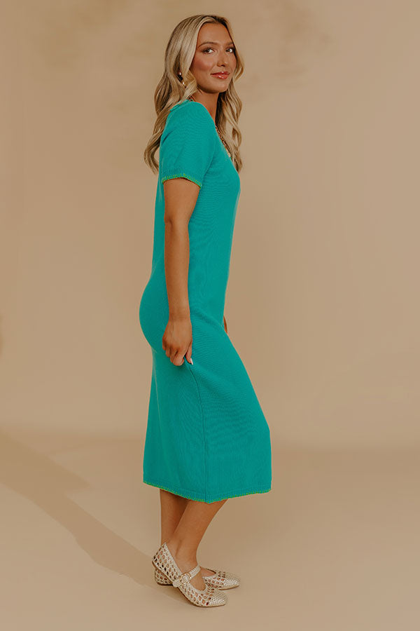 Girls Trip Approved Knit Midi Dress