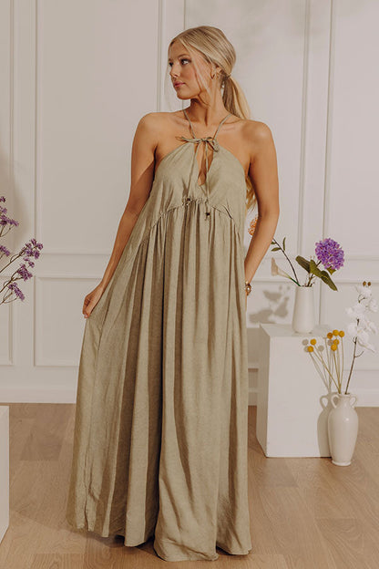 Boho Vibes Vintage Wash Maxi Dress