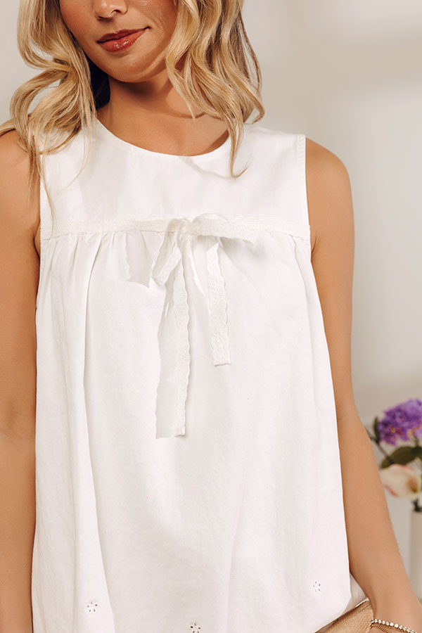 Simple Moments Embroidered Mini Dress