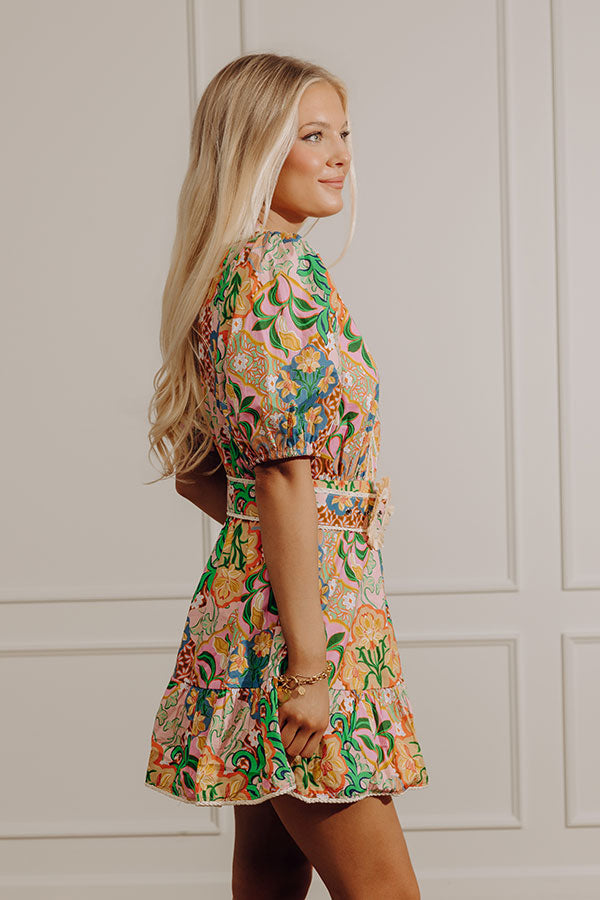 Floral Bliss Mini Dress