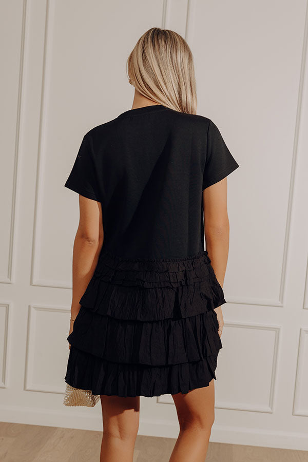 Meet Me on the Dance Floor Ruffle Mini Dress