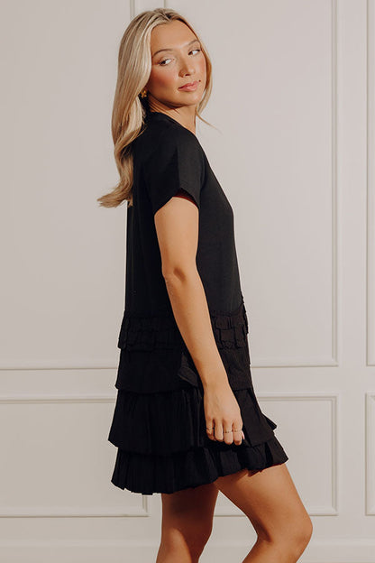 Meet Me on the Dance Floor Ruffle Mini Dress
