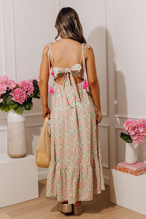 Dolce Days Floral Midi Dress