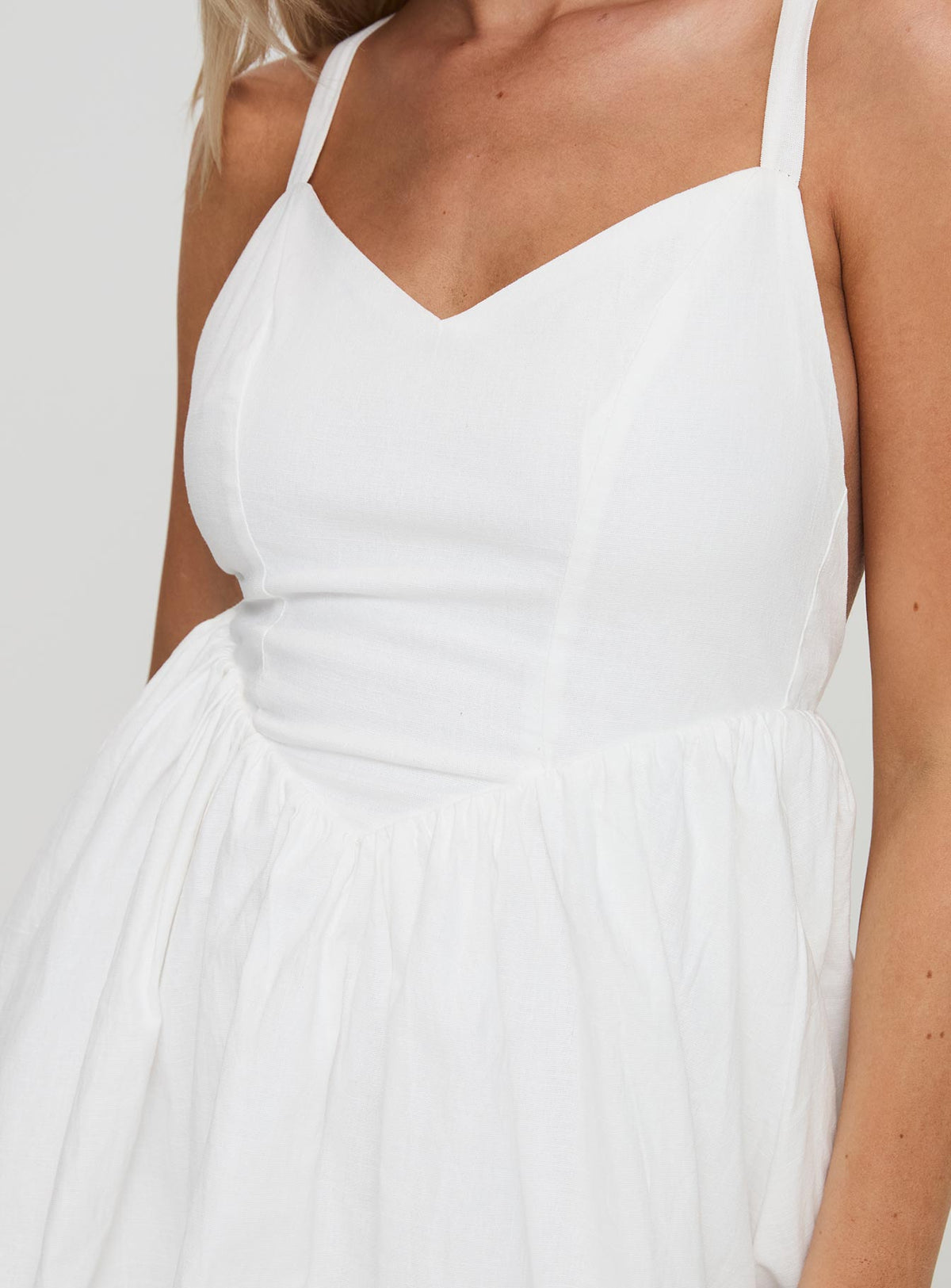Cona Mini Dress White