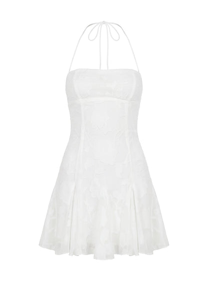 Delamere Mini Dress White Burnout