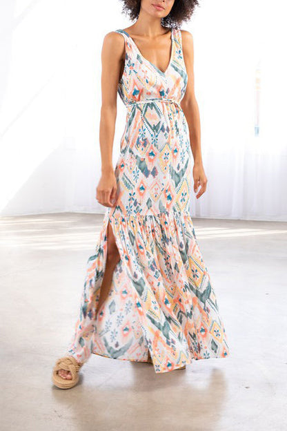 Abstract Boho Dress