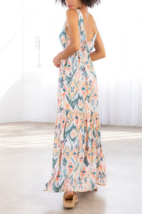 Abstract Boho Dress