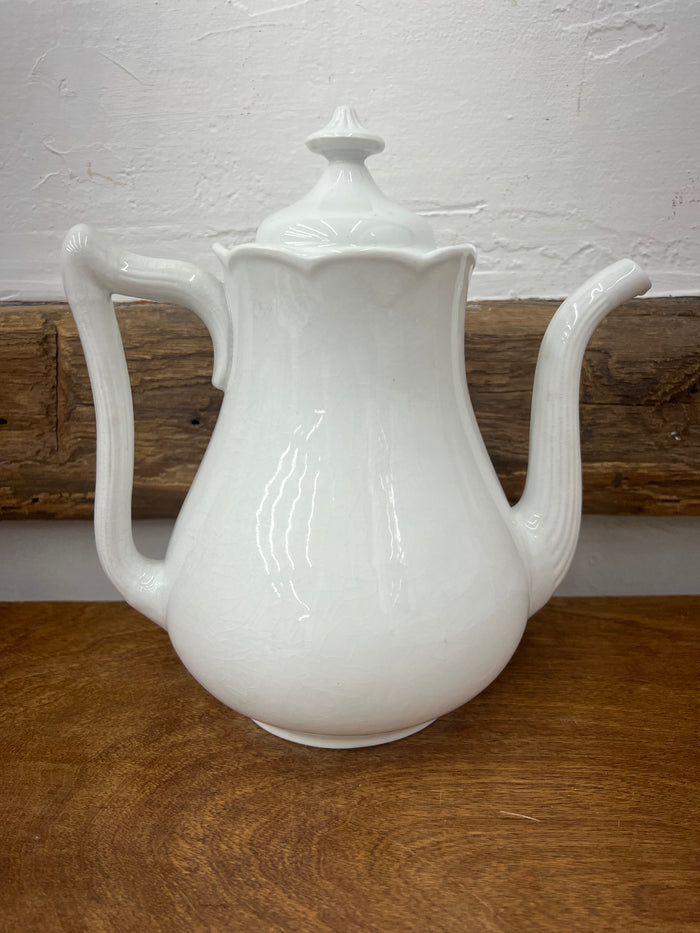 Antique Elsmore + Forster Ironstone Coffee Pot