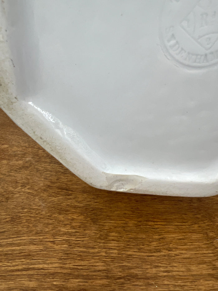 Antique T. + R. Boote English Sydenham Ironstone 12.75” Water Pitcher
