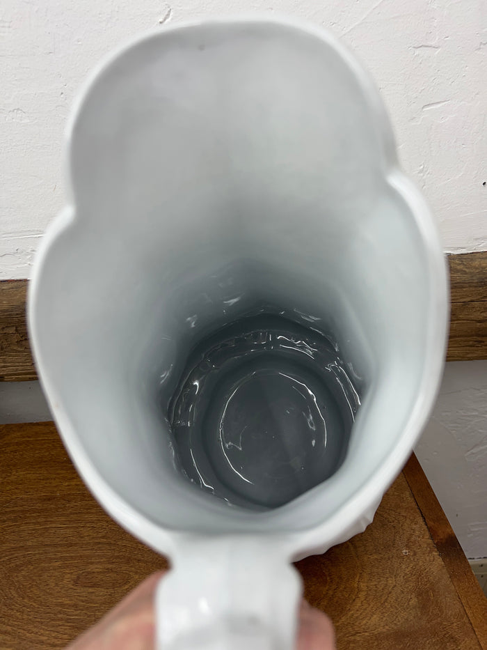 Antique T. + R. Boote English Sydenham Ironstone 12.75” Water Pitcher
