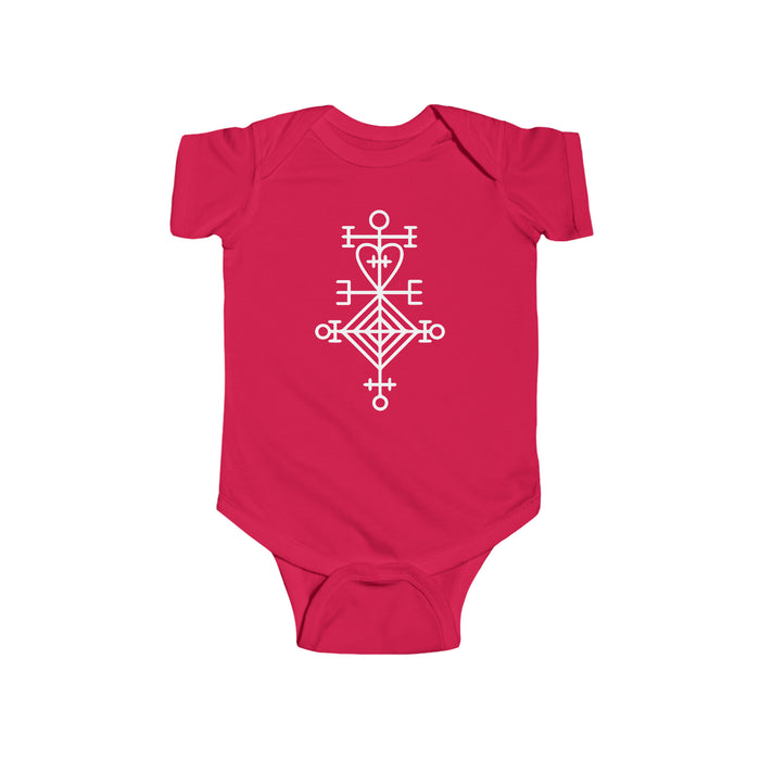 Ástarstafur Icelandic Love Stave Baby Bodysuit
