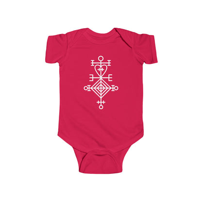 Ástarstafur Icelandic Love Stave Baby Bodysuit