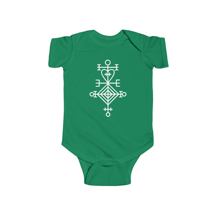 Ástarstafur Icelandic Love Stave Baby Bodysuit