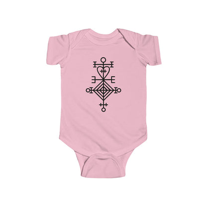 Ástarstafur Icelandic Love Stave Baby Bodysuit