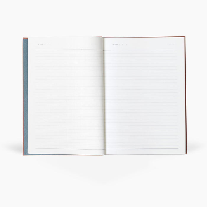 Bea 6" x 8" Hard Cover Ruled Notebook or Journal