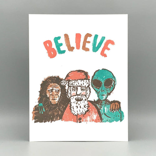 Believe Holiday Card