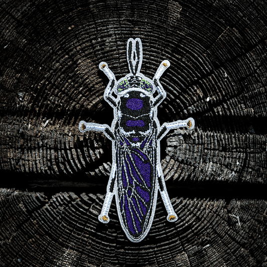 Black Soldier Fly Iron-on Patch by The Roving House
