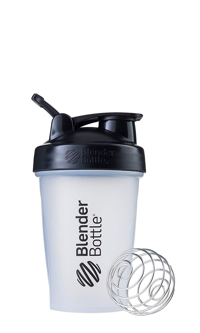 BlenderBottle Classic Loop Top Shaker Bottle, 20-Ounce, Full Color Black