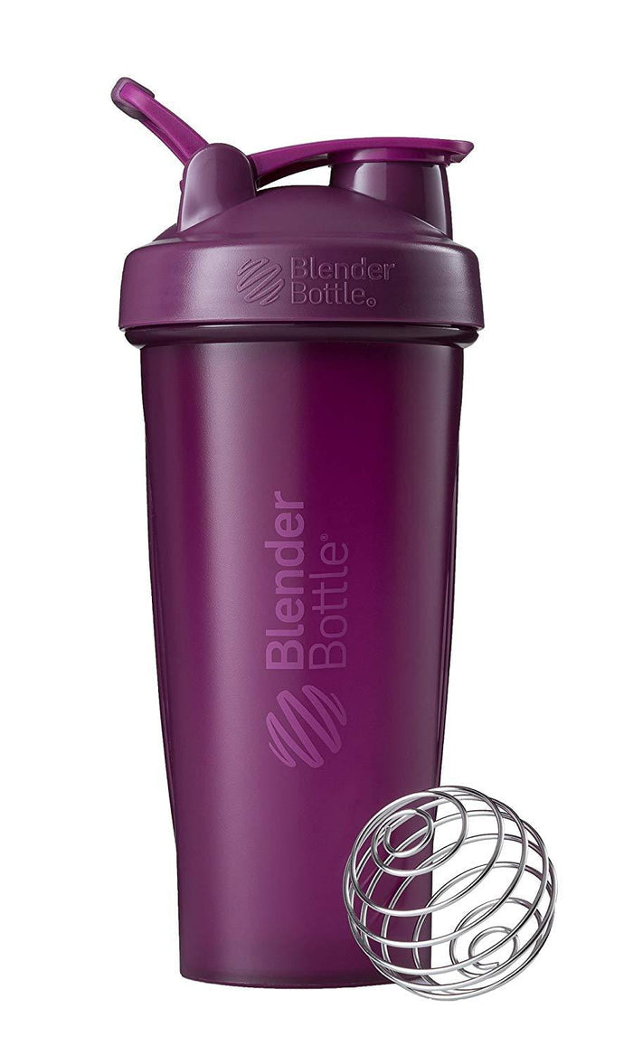 BlenderBottle Classic Loop Top Shaker Bottle, 28-Ounce, Full Color Black