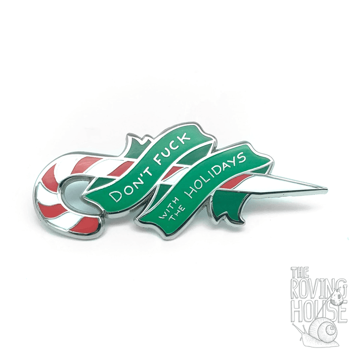Candy Cane Enamel Pin