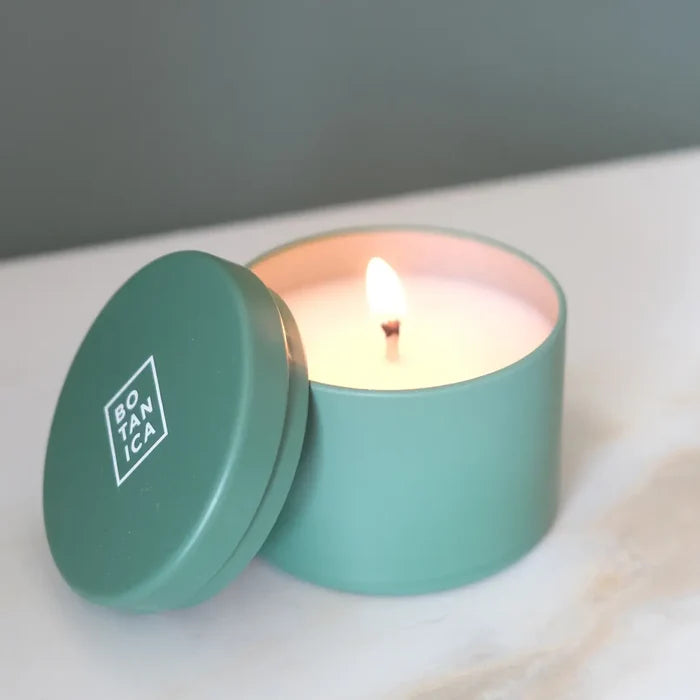 Canopy Teakwood, Waterlily, & Eucalyptus Soy Wax Glass Candle
