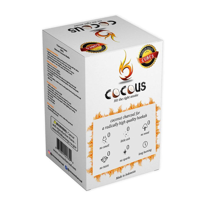 CocoUS Natural Hookah Coals 25 mm -
