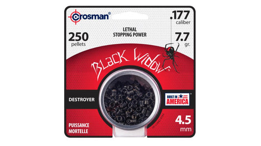 Crosman Black Widow Hagl, 4,5 mm, 250 stk Crosman