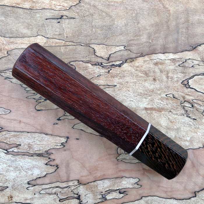 Custom Japanese Knife Handle - Rosewood and Wenge