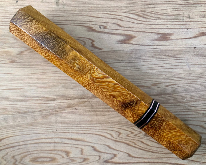 Custom Japanese Knife handle (wa handle)  for 180-210mm - Rare pheasant wood