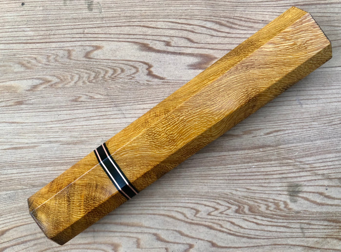 Custom Japanese Knife handle (wa handle)  for 180-210mm - Rare pheasant wood