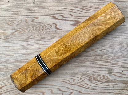 Custom Japanese Knife handle (wa handle)  for 180-210mm - Rare pheasant wood