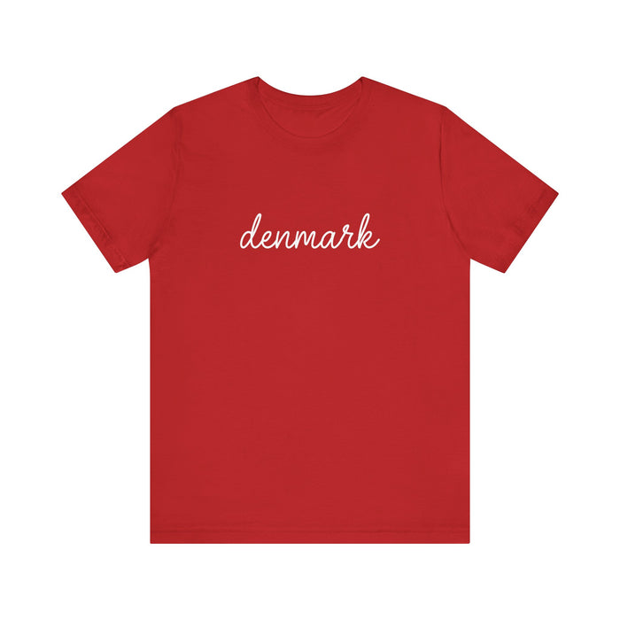 Denmark Script Unisex T-Shirt