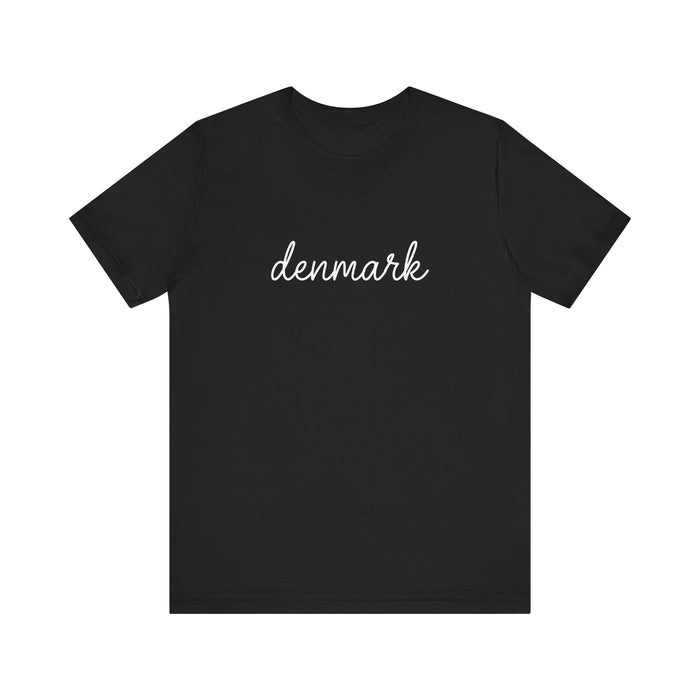 Denmark Script Unisex T-Shirt