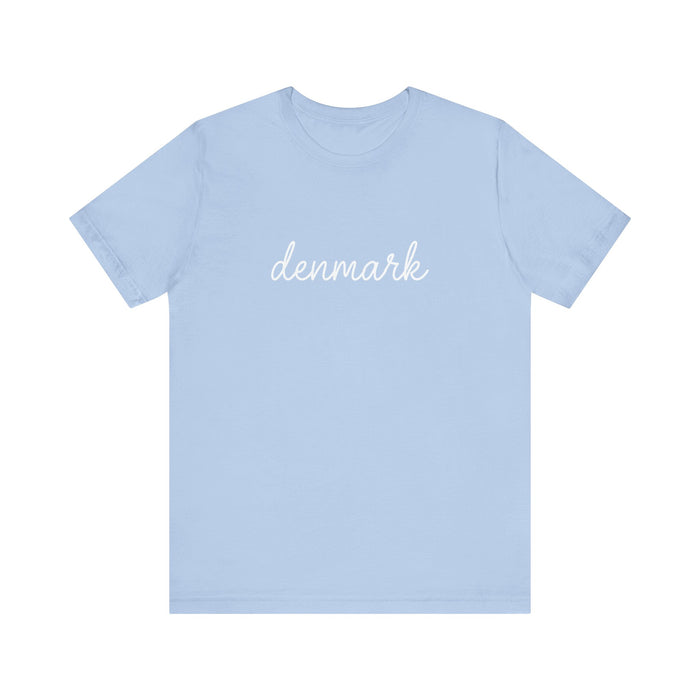 Denmark Script Unisex T-Shirt