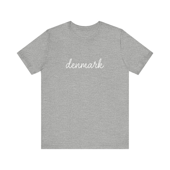 Denmark Script Unisex T-Shirt