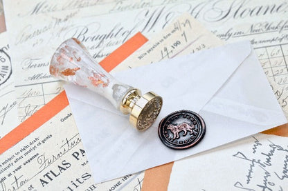 Dog Latin Motto Wax Seal Stamp | S - Backtozero B20 - Ambitious, antique, latin, latin motto, Message, motivation, Retro, Signature, signaturehandle