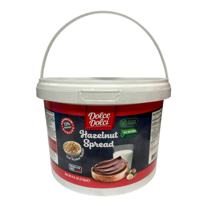 Dolce Dolcì Hazelnut Spread With Real Crunchy Particles Bucket 3kg