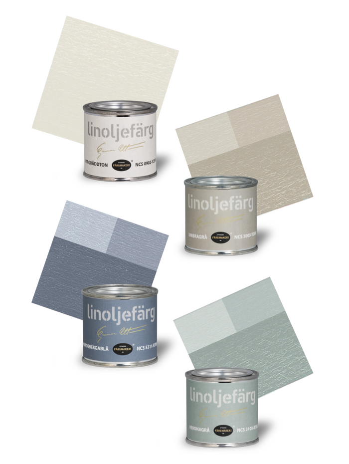 Farmhouse Linseed Oil Paint - Sample Set-Ottosson Färgmakeri-Atlas Preservation