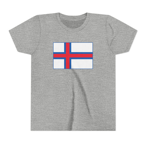 Faroese Flag Kids T-Shirt