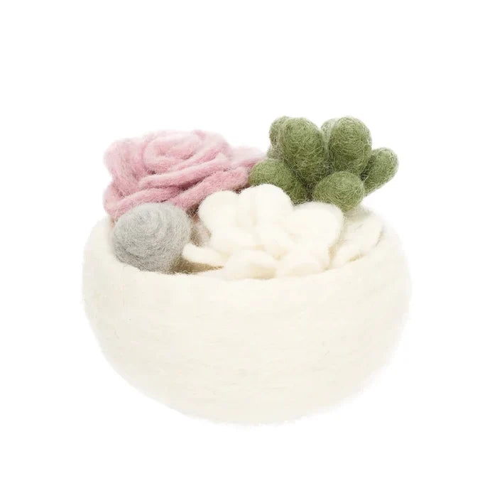 Felt Succulent Garden Pot