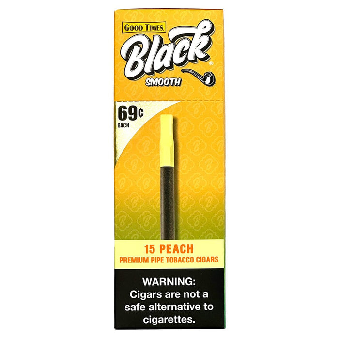 Good Times Black Smooth Peach Cigars