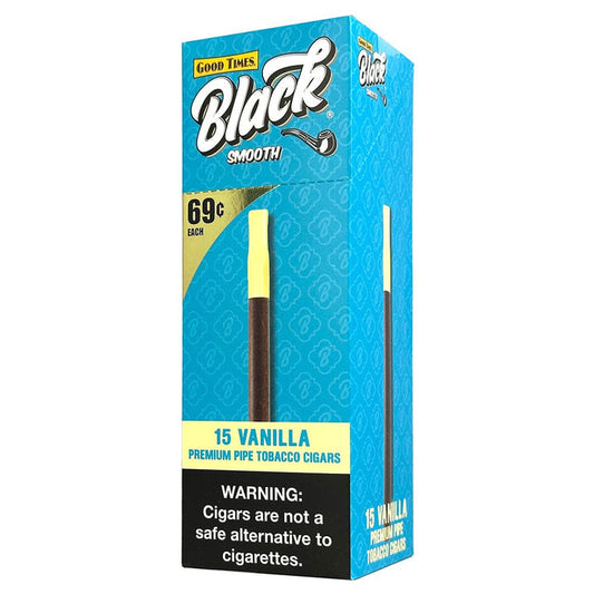 Good Times Black Smooth Vanilla Cigars