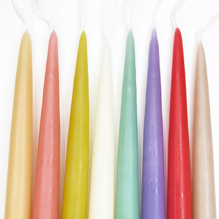 Hand Dipped 9" Taper Candles (Set of 2)