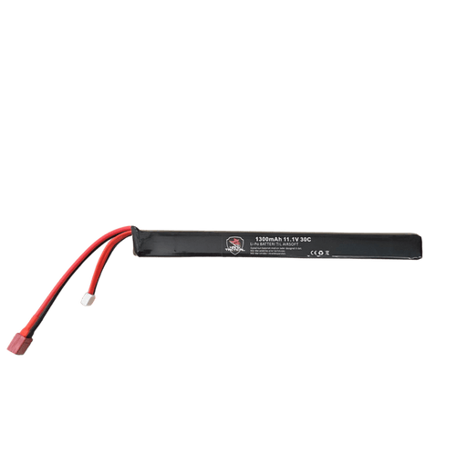 Hank Tactical, 11,1V LiPo AK, 1300 mAh, Dean