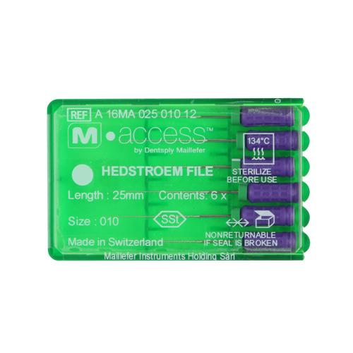 Hedstroem  Endodontic Dental Files #10 25mm
